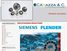 Tablet Screenshot of meccanica.canazza.com